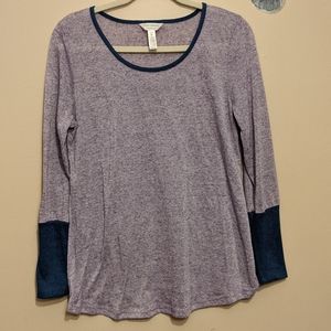 Light Purple Maternity Shirt